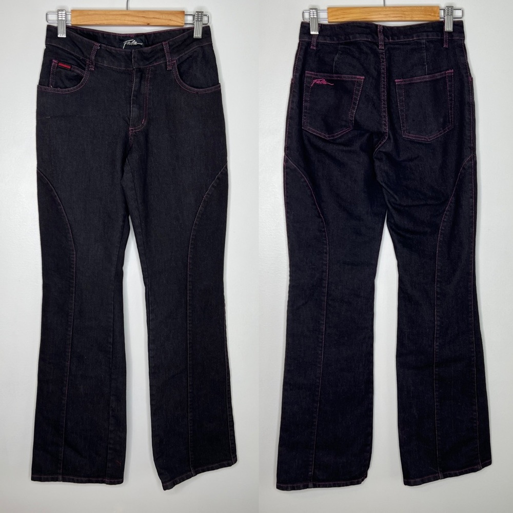 Vintage Y2K Fubu flare jeans purple contrast jeans 5 / 6